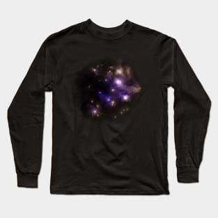 Nebulae in deep space with stars Long Sleeve T-Shirt